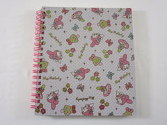 Rare ❤︎ Vintage *ੈ✩‧₊˚ Collectible ✿ Gift - Cute Kawaii Sanrio My Melody 6.25 x 7.25 in Creative DIY Spiral Notebook Notepad 2010 - Stationery Designer Paper Collection Journal Scrapbook - preowned
