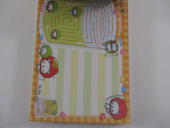 Rare ❤︎ Vintage *ੈ✩‧₊˚ Collectible ✿ Gift - Cute Kawaii VHTF Crux Cat Candy Fruit 4 x 6 Inch Notepad / Memo Pad - Stationery Designer Paper Collection Gift