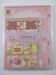 Cute Kawaii San-X ʕ •ᴥ• ʔ Rilakkuma Cozy Relax Home Apartment Letter Set Pack - 2024 - Stationery Writing Paper Envelope Penpal Gift