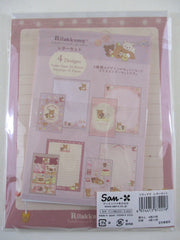 Cute Kawaii San-X ʕ •ᴥ• ʔ Rilakkuma Cozy Relax Home Apartment Letter Set Pack - 2024 - Stationery Writing Paper Envelope Penpal Gift