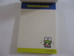 Cute Kawaii Sanrio Retro Anniversary Series - Keroppi Frog - Mini Notepad / Memo Pad - Stationery Designer Paper Collection Collectible Gift preowned