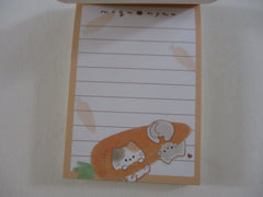 Cute Kawaii Kamio Cat Carrot Mogu Nyan Mini Notepad / Memo Pad - Stationery Designer Writing Paper Collection Gift