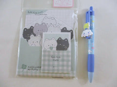 Cute Kawaii Q-Lia Full Cats Kitty Feline Pet MINI Letter Set Pack - Stationery Writing Note Paper Envelope Gift Surprise Note