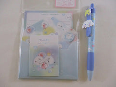 Cute Kawaii Q-Lia Bird Mochi Enaga MINI Letter Set Pack - Stationery Writing Note Paper Envelope Gift Surprise Note