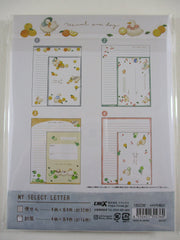 Cute Kawaii Crux Duck Orange Farm Letter Set Pack - Stationery Writing Paper Envelope Penpal Gift