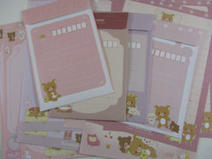 Cute Kawaii San-X Rilakkuma Cozy Home Letter Sets - Stationery Writing Paper Envelope Penpal Gift