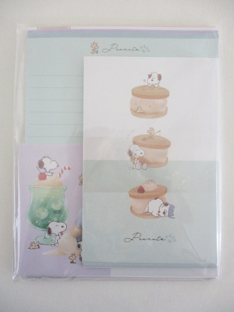 Cute Kawaii Peanuts Snoopy Letter Set Pack - Stationery Writing Paper Penpal Gift