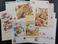 Kamio Chima Zoo Bread Cafe Burger Letter Sets