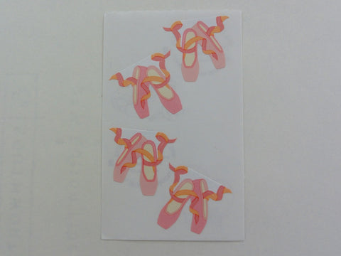 Mrs Grossman Ballet Pointe Shoes Sticker Sheet / Module - Vintage & Collectible 1989