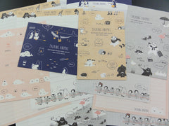 Cute Kawaii Kamio Talking Animal Panda Penguin Letter Sets