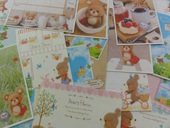 z Cute Kawaii Bear Letter Paper + Envelope Theme Set