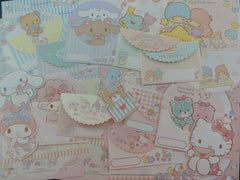 Sanrio Hello Kitty My Melody Little Twin Stars Cinnamoroll Letter Papers + Envelopes Theme Set