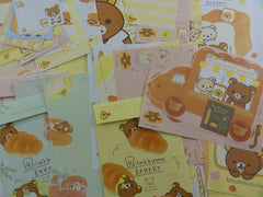 San-X Rilakkuma Bear Bread Bakery Stationery Set