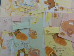 San-X Rilakkuma Bear Bread Bakery Stationery Set