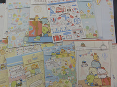 Kawaii Cute San-X Sumikko Gurashi World Traveler Letter Writing Paper + Envelope Theme Stationery Set
