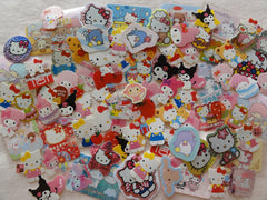 Grab Bag Stickers: 40 pcs Sanrio My Melody, Purin, Little Twin Stars, Hello Kitty, Pochacco, Keroppi, Kuromi, Tuxedosam, Cinnamoroll destash lot pre-owned