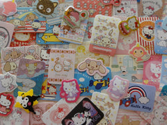 Grab Bag Stickers: 40 pcs Sanrio My Melody, Purin, Little Twin Stars, Hello Kitty, Pochacco, Keroppi, Kuromi, Tuxedosam, Cinnamoroll destash lot pre-owned