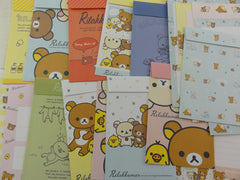 San-X Rilakkuma Bear Home and Friends Theme Letter Paper + Envelope Theme Set
