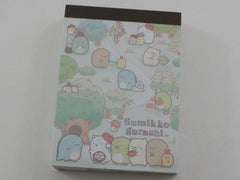Kawaii Cute San-X Sumikko Gurashi Apple Garden Picnic Mini Notepad / Memo Pad - C