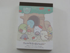 Kawaii Cute San-X Sumikko Gurashi Apple Garden Picnic Mini Notepad / Memo Pad - D