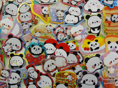 z Cute Kawaii Panda Flake Stickers - 42 pcs
