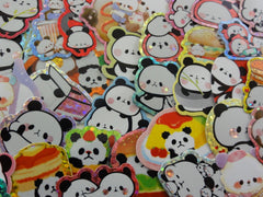 z Cute Kawaii Panda Flake Stickers - 42 pcs