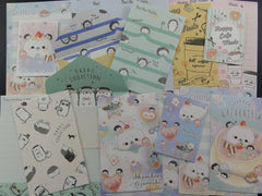 z Cute Kawaii 20 Bear Panda Seal Rabbit Purin MINI Letter Paper + Envelope Theme Set