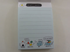 Kawaii Cute Kamio Oishii Kankei Happy Days Food Mini Notepad / Memo Pad - A