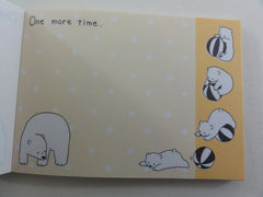 Kawaii Cute Crux Bear One more time Mini Notepad / Memo Pad