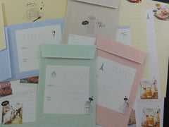 Cute Kawaii Crux Travel Your and My Memory Letter Sets - Stationery Writing Paper Envelope Penpal