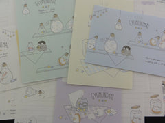 Kawaii Cute Crux Gyumunimal Penguin Letter Sets - B - Stationery Writing Paper Envelope Penpal