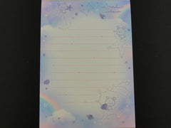 z Cute Kawaii Q-Lia Starduct Telescope Stars Unicorn Bear Midi Notepad / Memo Pad - A - Stationery Design Writing Collection