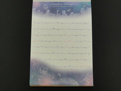 z Cute Kawaii Q-Lia Starduct Telescope Stars Unicorn Bear Midi Notepad / Memo Pad - B - Stationery Design Writing Collection