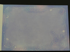 z Cute Kawaii Q-Lia Starduct Telescope Stars Unicorn Bear Midi Notepad / Memo Pad - B - Stationery Design Writing Collection