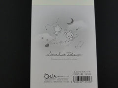 z Cute Kawaii Q-Lia Starduct Telescope Stars Unicorn Bear Midi Notepad / Memo Pad - A - Stationery Design Writing Collection