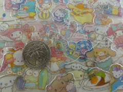 z Cute Kawaii Sanrio Characters Cinnamoroll Hello Kitty My Melody Little Twin Stars Purin Pochacco Keroppi Tuxedosam Flake Sack Stickers - 40 pcs - 2018 B