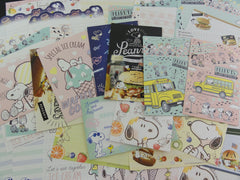 z Cute Kawaii Snoopy Peanuts Writing Letter Paper + Envelope Stationery Theme Set