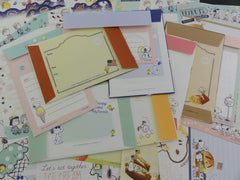 z Cute Kawaii Snoopy Peanuts Writing Letter Paper + Envelope Stationery Theme Set