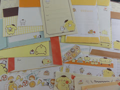 z Cute Kawaii Sanrio Pom Pom Purin Letter Paper + Envelope Theme Set - Designer Writing Stationery Stationary