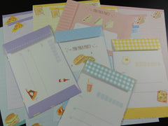 Cute Kawaii Crux Pan Breakfast Bread Letter Sets - Stationery Writing Paper Envelope Penpal