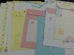 Cute Kawaii Mind Wave Hello New Me Letter Sets - Stationery Writing Paper Envelope Penpal