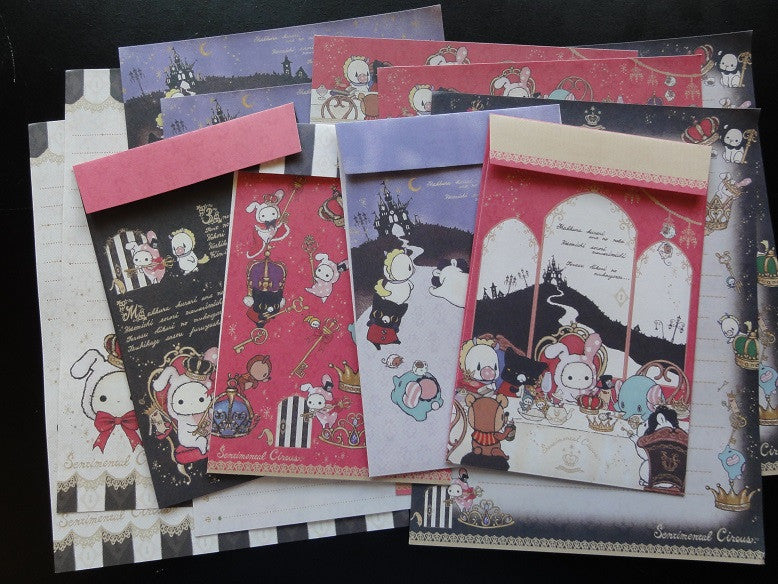 San-X Sentimental Circus Letter Sets - C