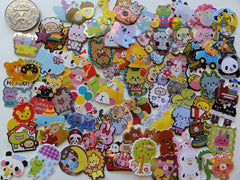 z Cute Animals Zoo Variety Flake Sack Stickers - 80 pcs