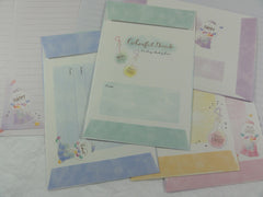 Crux Colorful Gumball Letter Sets - Stationery Writing Paper Envelope