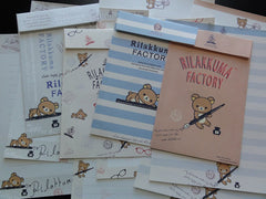 San-X Rilakkuma Factory Writing Bear Letter Sets