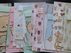 San-X Iiwaken Dog Puppies Letter Paper + Envelope Theme Set