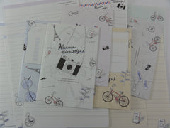 Cute Kawaii Crux Nice Trip Travel Letter Sets - Stationery Writing Paper Envelope Penpal