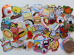 z Cute Kawaii Sushi Rice Noodle Japan Food theme Flake Stickers - 40 pcs
