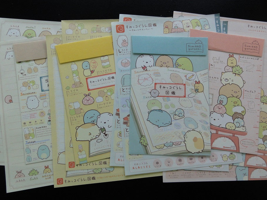 San-X Sumikko Gurashi Friends Letter Sets - D