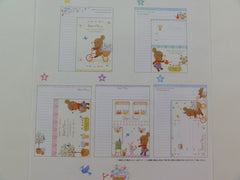 Kawaii Cute Crux Bear's Florist Shop Garden Bicycle Letter Sets